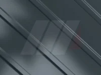 Garaż blaszany dwuspadowy grafit 8m x 5m bramy i drzwi orzech – Obrázok 5