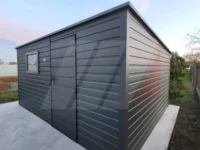 Domek ogrodowy narzędziowy antracyt 5m x 4m spad dachu na tył