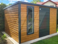 Domek ogrodowy narzędziowy multigloss 3m x 2.5m spad na tył