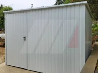 Domek ogrodowy narzędziowy spad dachu na tył 2.5m x 2m biały