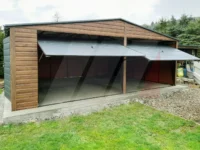 Garaż blaszany dwustanowiskowy winchester 6.5m x 6m dwuspad