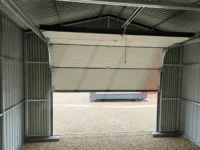 Garáž Premium so sekcionálnou bránou 4m × 5.5m Antracit, lamely